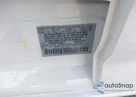 2025 Nissan Sentra Sv z USA, uszkodzony, nr VIN 3N1AB8CV6SY286419